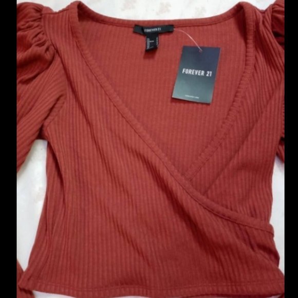 Long sleeve crop top - Picture 3 of 4